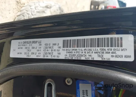 2013 Ram 2500 Laramie Longhorn z USA, uszkodzony, nr VIN 3C6UR5PLXDG594724